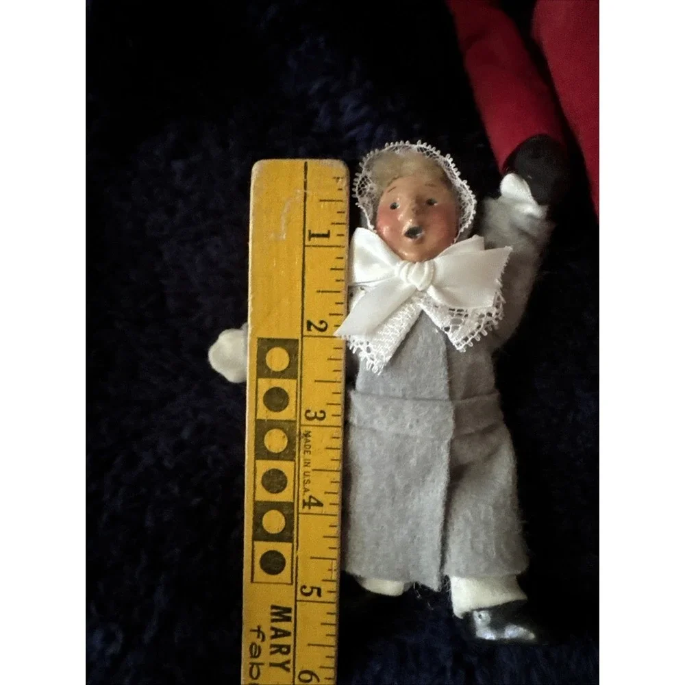 Vintage 1994 Byers Choice Carolers Mother & Child Figurine Set Chalfont‎ PA USA